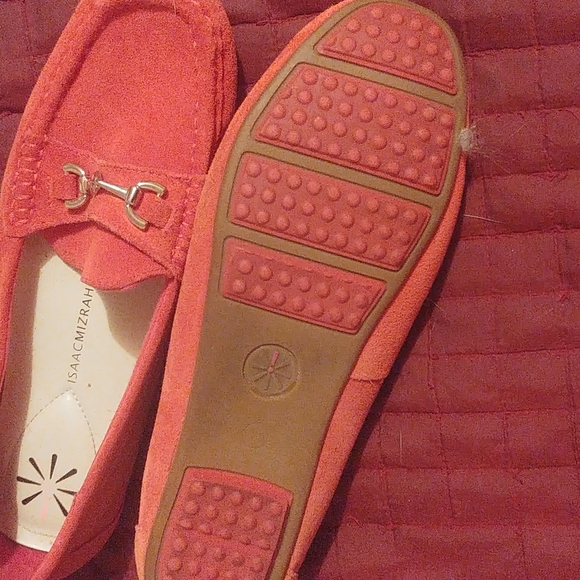 Red Suede Loafers - Picture 2 of 3